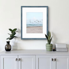 16x20 Picture Frame Blue with Shatter-Resistant Glass
