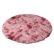 Washable Circle Rug, Round Carpet, Floor Mat, 15.7 inch Soft Dyed Wool Area Rug for Bedroom Living Room Bathroom Nursery Kitchen