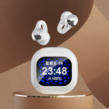 True Powerful Open Ear Bluetooth 5.4 Earbuds IPX5 Waterproof Wireless with LED Display Long Battery Life Comfortable Fit for All-Day Use
