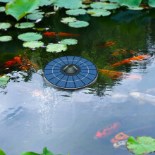 Bomba de oxigênio flutuante movida a energia solar com bateria integrada para aeração de lagos e tanques de peixes, funcionamento diurno e noturno