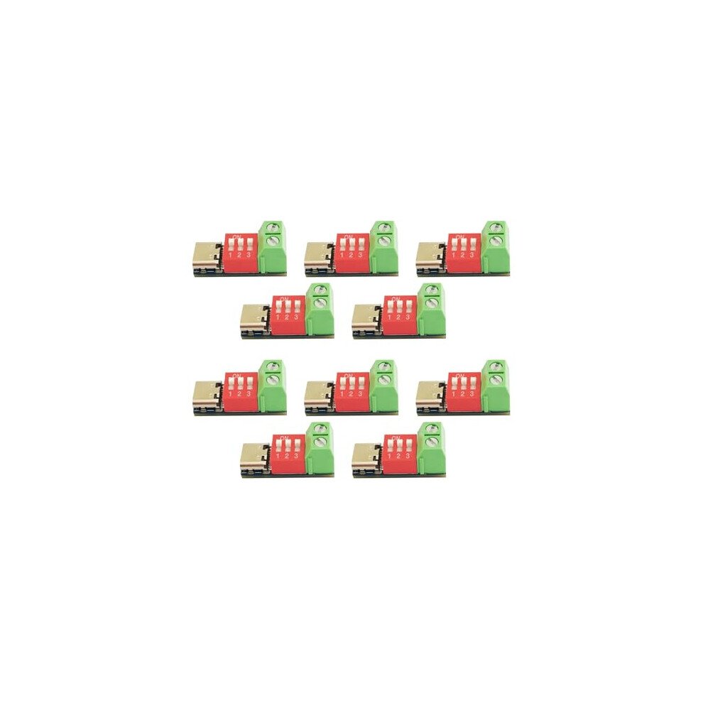 10 Pack Usbc Pd Trigger Board Module For Fast Charging And Reliable Power Delivery 9771547619468