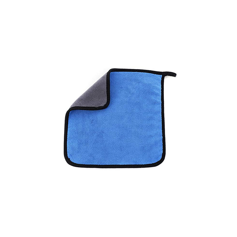 Car Wash Microfiber Towel 30X30cm Ultra Absorbent Scratch Velvet Car Cleaning Cloth Coral/Blue/Grey 9771547616788