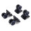 4pcs Luggage Wheels Suitcase Hardware Kit Double Row Roller 360 Spinner Casters 1