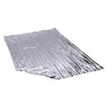 1/2 Stück Outdoor-Camping-Notfall-Wärmedämmdecke, Outdoor-Notfalldecke mit gold-silberner reflektierender Folie, warme Decke zum Wandern und Campen