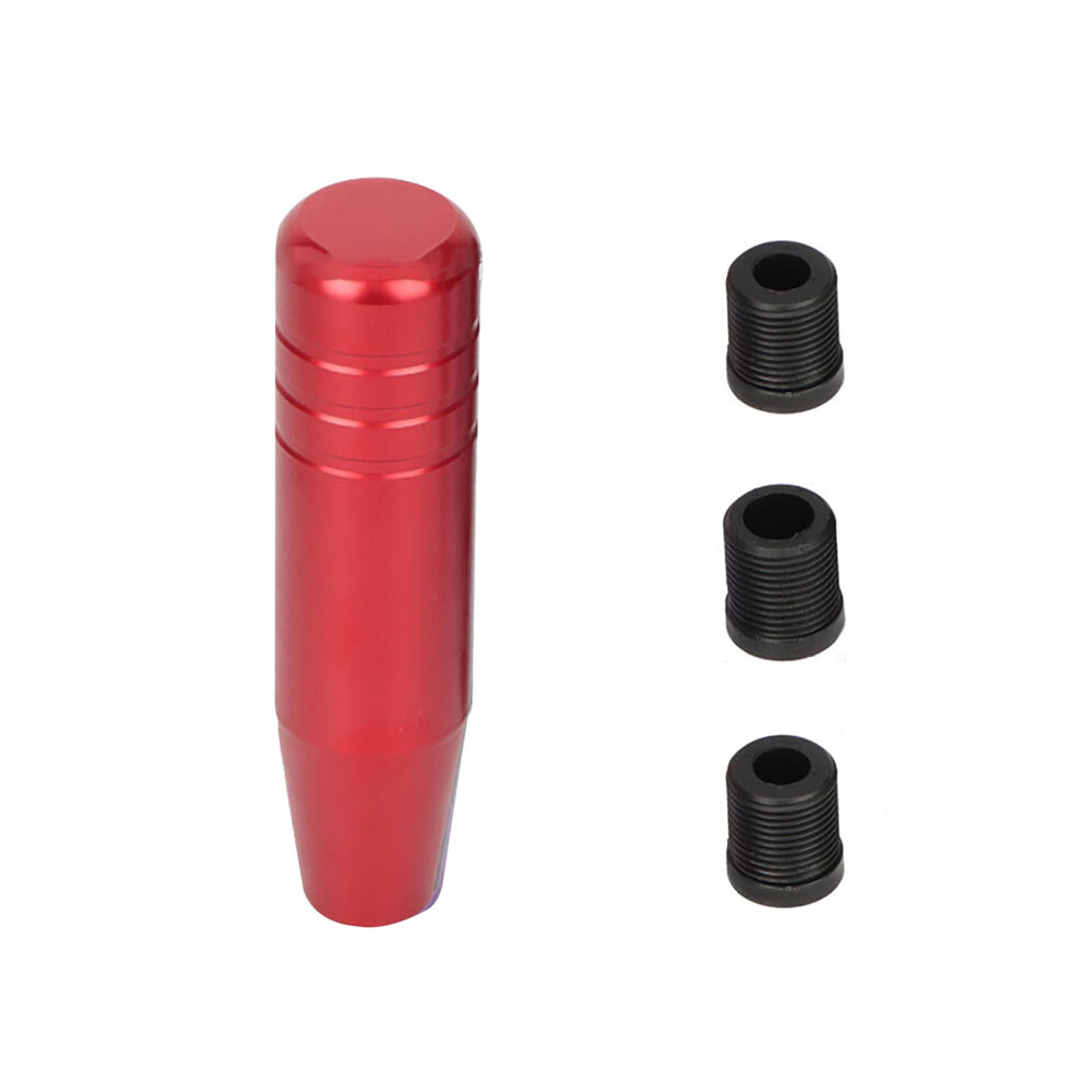 Weighted Shift Knob Extension, Aluminum Alloy Car Shift Knobs With 3 Threaded Adapters Red/Blue/Black 9028731669243