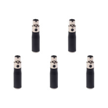 5X XLR 3 Pin Male to 4 Pin Female Audio Adapter Plug Connector Hi-Fi Signal Converter Adapter