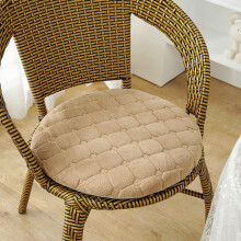Round Seat Cushion,Plush Thick Tatami Floor Cushion,Warm Non-Slip for Dining Chair Stool Winter Home Seating