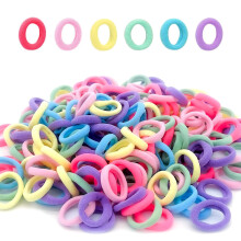 300 ks bavlněných bezešvých gumiček do vlasů pro miminka, vícebarevné měkké gumičky pro batolata, děti, teenagery a ženy – vhodné pro