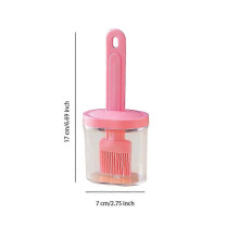 Kitchen Sauce Brush with Bottle Non-slip Handle Silicone Bursh for Soy Sauce Syrup Sesame Oil