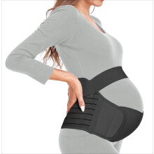 PUMIER Maternity Belt Black L 39.5-51.3 inch