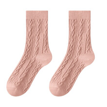 iOPQO Casual Sokker til Kvinder, Crew Sokker til Kvinder, Fleece Sokker, Koldt Vejr Sokker, Vintersokker til Kvinder, Pink A