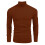 Herren-Rollkragenpullover, fleecegefüttert, einfarbig, Thermopullover, langärmlig, lässig, schmal geschnitten, Basic-Sweater 1