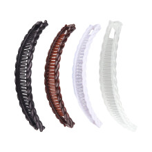 4-delige set bananenhaarclips, groot, vintage, antislip, dun, fijn, dik haar, haarklem voor dames, haarkammen, paardenstaarthouder, haaraccessoires