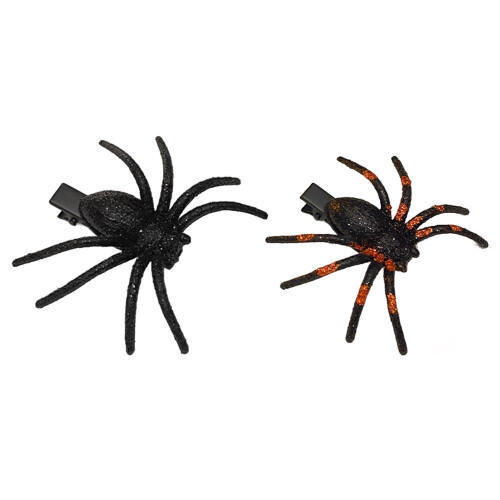 Xinwanna1/2 τεμάχια κλιπ μαλλιών Halloween αράχνη διακοσμητικές τσιμπιδάκια μαλλιών