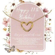 14-karätig vergoldete Herzkette für Damen, verstellbare Länge – Einzigartiges Geschenk, alltagstauglich