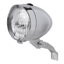 Genopladelig retro cykelforlygte 3LED-lys til natkørsel Holdbar forlygte med beslag Stilfuldt klassisk design Forbedret synlighed