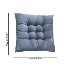 Solid Frosted Chair Cushion – Thick,Non-Fading Seat Pad For Office,Dining Winter Use