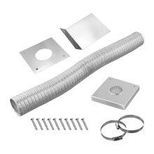 Pellet Stove Fresh Air Intake Kit Outside Cold Air Kit for Pellet Stove Pipe