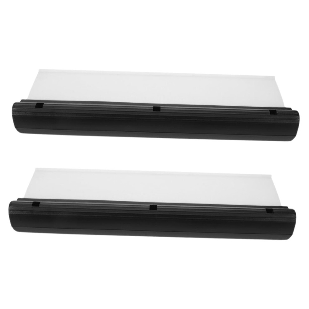 2Pcs Silicone Car Window Squeegees Streak Auto Glass Cleaner With Ergonomic Grip For Fast Water Removal 9073542757580