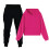 Σετ αθλητικών ρούχων για παιδιά Hot Pink2PC – Φούτερ με κουκούλα και παντελόνι με 1