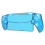 Transparent Protective Case Shockproof PC Washable for PS5 Portal (Blue) 1