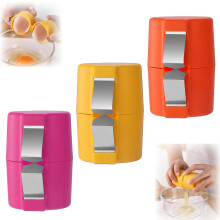 3Pcs Egg Shell Opener, Egg Cracker Tool for Raw & Hard-Boiled Eggs, Handheld Topper Cutter, Quick Egg Separator