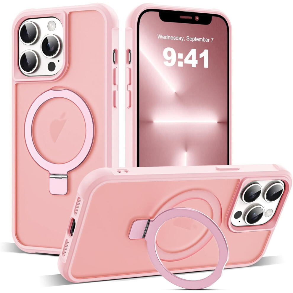 Iphone 13 Pro Case With Invisible Magnetic O-Ring Stand, Military-Grade Translucent, Compatible With Magsafe & Iphone 13 Pro 6.1" 9479868051713