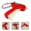 SEWACC Kledinglabelapplicator, metaal, rood, 1 stuk 1