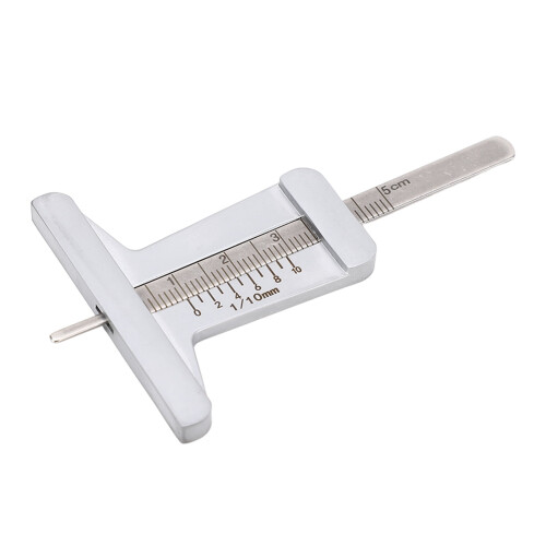 Tire Thread Depth Gauge, 0 To 50mm Rust Resistant Accurate Wide Application Fine Workmanship Depth Caliper For Motorcycle