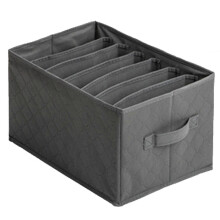 (Big 7 grids) KINCJON Foldable Fabric Storage Boxes Closet Organizers And Storage Bins For Wardrobe Shelf Under Bed