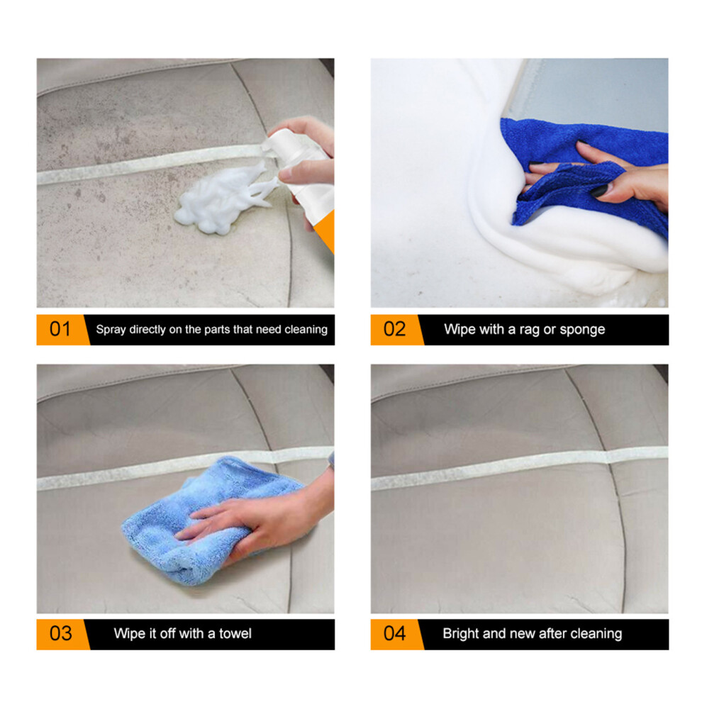 Multifunctional Foam Cleaner For Car Interior, 30Ml/100Ml, No Odor 3311390666767