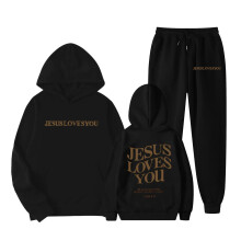AWZXDE Børnemode Print Hættetrøje Og Joggers Todelt Sæt Piger Tøjsæt Afslappet Køligt Vejr Outfit 2Til13År Sort, 7-8År