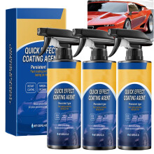 3PCS 3 in 1 Car Ceramic Coating Spray – Waterless Car Wash and Polish, Nano Protection for LongLasting Gloss