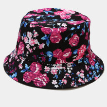 Bucket Hats,Sun Hats Women's Fashion Printing Sunshade Fisherman's Hat Basin Hat Outdoor Bucket Hat Wide Brim Hats,Beach Hats Hot Pink