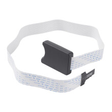 Micro SD Extension Cable 48cm Flexible Ribbon Extender for Camera GPS DVR Easy Access Adapter White