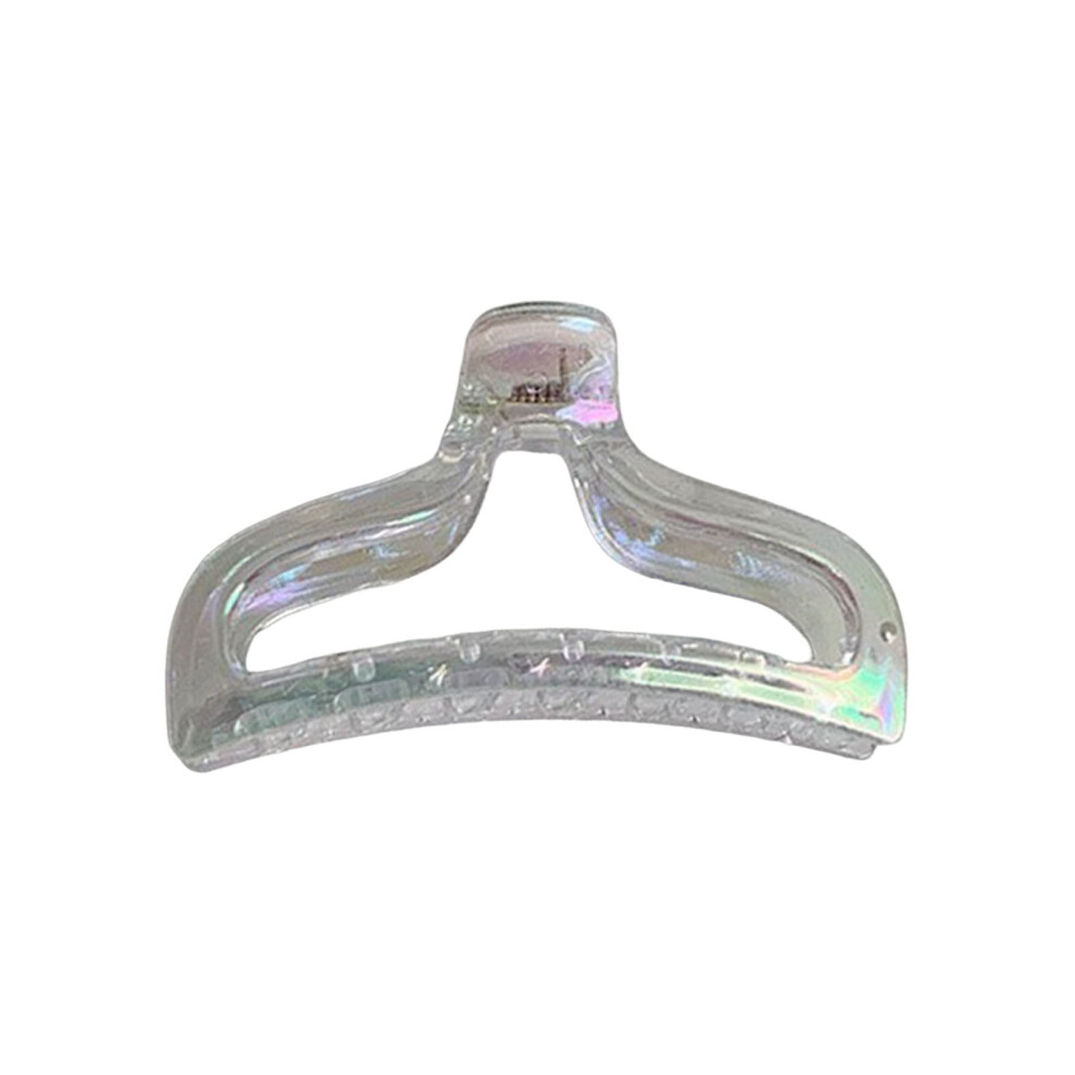 Xinwanna Women Hair Claw Transparent Design Strong Grip Hair Clip Back Head Large Size Hair Organizer Hairstyles Accessories (Type F)