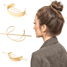 Hair Cuff Bun Cage Kit,Retro Hairpin,3pcs