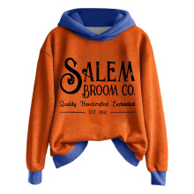 Child Toddler Girls Hoodies Casual Fashion Halloween Letter Printed Long Sleeve Cozy Sweatshirt Youth/Tween Girls Trendy Sweatshirts 7-8 Years