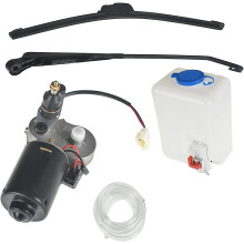 12V elektrisk motor universal UTV vinduesviskersæt med forrudesprinklerpumpesæt udskiftning til Ranger RZR800 900 1000Turbo