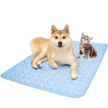 Tapis rafraîchissant pour chien TETOU, surface absorbante et rafraîchissante pour l'été, matériaux sûrs pour les animaux de compagnie (chiens