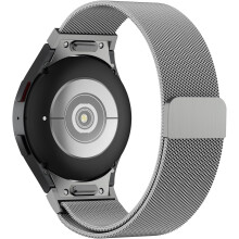 Curea metalică cu un singur clic pentru Galaxy Watch7/6/5/4/Classic, compatibilă cu 40 mm–47 mm, curea magnetică din oțel inoxidabil de 20 mm