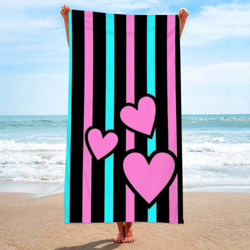 Πετσέτες θαλάσσης Tupukom Oversized 36"x70.8" Γρήγορο στέγνωμα χωρίς άμμο Ελαφριά πετσέτα