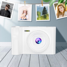 HD1080p digitale camcorder voor kinderen, draagbare mini-videocamera voor kinderen van 6-12 jaar, compatibel met SD-kaart en USB, een geweldig cadeau.