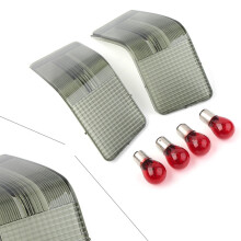 BFY Smoke Smoked Tour Trunk Lens Kit for Harley Ultra Classic FLHTCU 1989-2013
