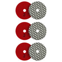 Sturdy 80mm Resin Diamonds Polishing Pads 6PCS Diamonds-8cm 500