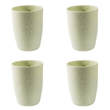 Wheat Straw Reusable 12 oz Cups – Unbreakable, Dishwasher Safe, Compatible with Kids & Bathroom Use