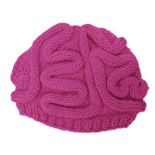 Unisex knitted brain beanie cap Halloween hat