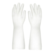 Chef Hats for Adults Gloves Hand Washing Rubber Long Warm Gloves Kitchen Latex Dishwashing Tools Tableware Gloves Kitchen Dining Bar 1 Pair of Gloves