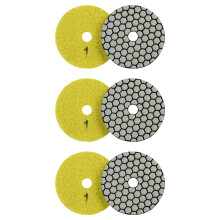 Professional 80mm Diamonds Polishing Pads 6PCS Set-8cm 150