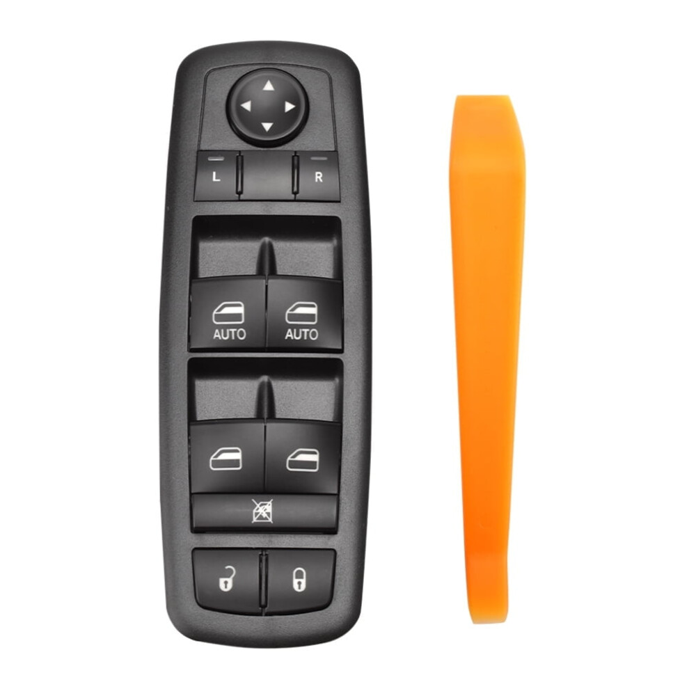 Driver Side Master Power Window Switch Dws1896 Replacement For 2015-2018 Dodge Charger, 2015-2018 Chrysler 300, 2017-2018 Chrysler Pacifica Black 9028731566917